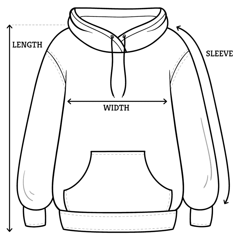 size guide hoodie