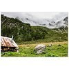 Old Shelter In The Italian Mountains Aluminum Print