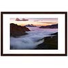 Sunset Above The Clouds Framed Poster