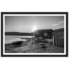 Scandinavian Fisher House Framed Poster