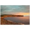 Sunset on Cliffs Iceland Premium Matte Paper Poster