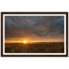 Midnight Sun Iceland Framed Poster