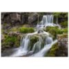 Beautiful Landscape Waterfall Aluminum Print