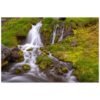 Small Waterfall in Green  Poster